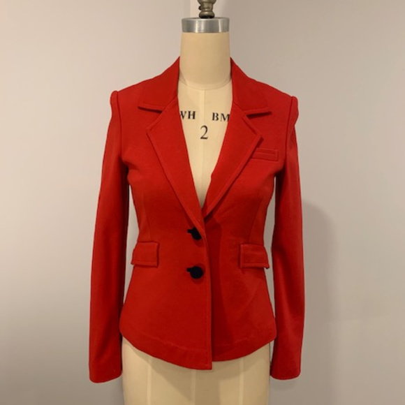 Fun Knit Blazer with Stripe Knit Lining - Picture 2 of 3